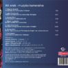 Manuel Bärtsch - fortepian
Márta Gulyás - fortepian
XX wiek - Muzyka Kameralna
wyk.:
Ignacy Miecznikowski - altówka
Tytus Miecznikowski - wiolonczela XX wiek - Muzyka Kameralna _back
